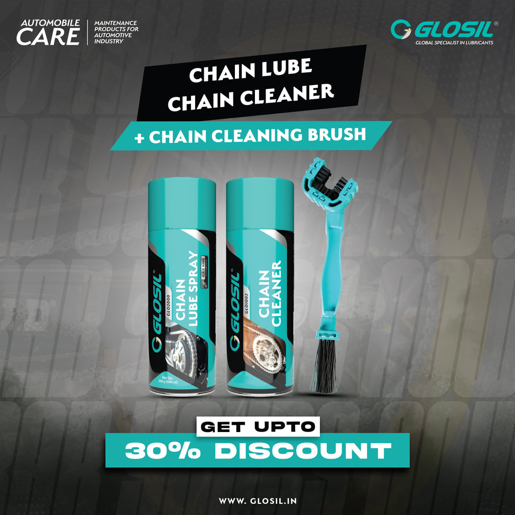 Chain Lube 500ml, Chain Cleaner 500ml and Chain Cleaning Brush