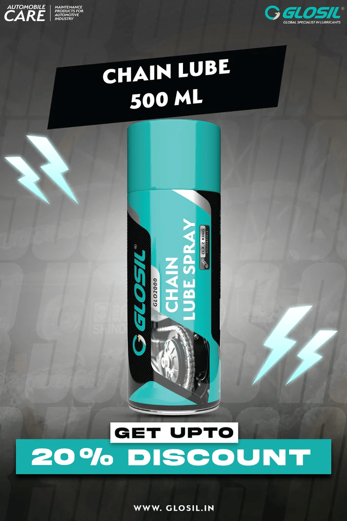 Motorcycle chain care kit | Chain Lube 500 ml and Chain Cleaner for All Bikes 500 ml