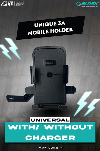 Unique 3A Mobile Holder - With Charger or Without Charger
